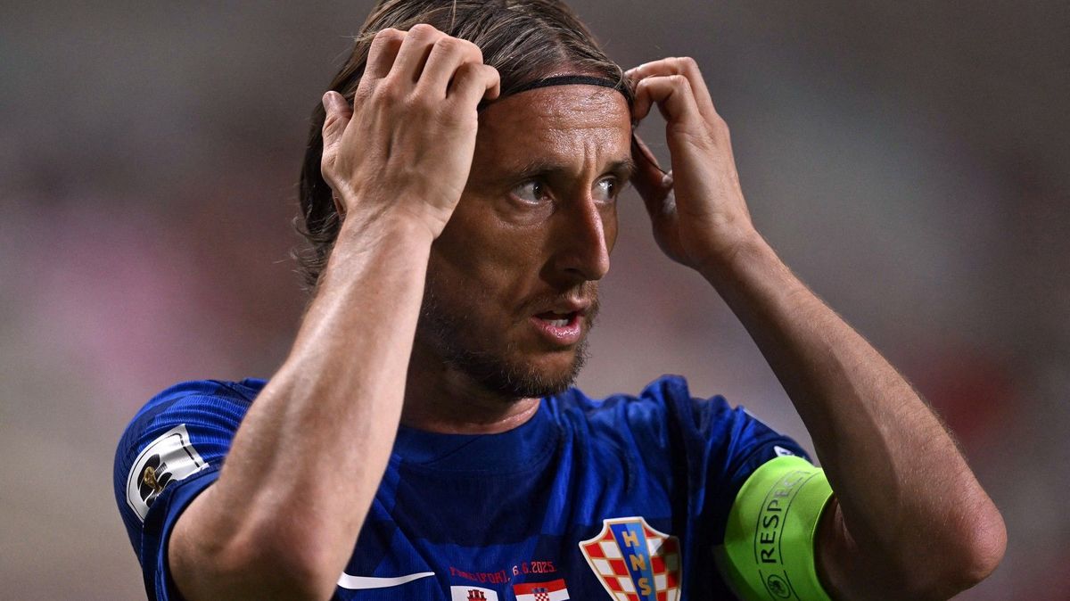 Dnes znovu: fotbalová legenda Modrić proti Čechům. Jak je potrápí?